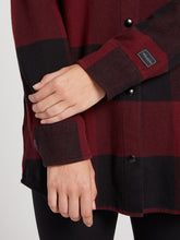 Load image into Gallery viewer, Womens Jenny Flannel Jacket - Scarlet
