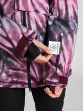 Load image into Gallery viewer, Womens Pine 2L Tds Jacket - Tie-Dye Print Purple
